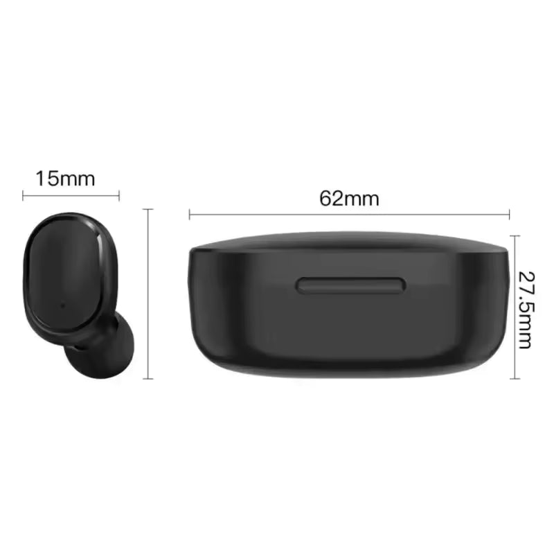 E6S TWS Bluetooth Wireless Earbuds – Noise Cancelling Earphones with Microphone