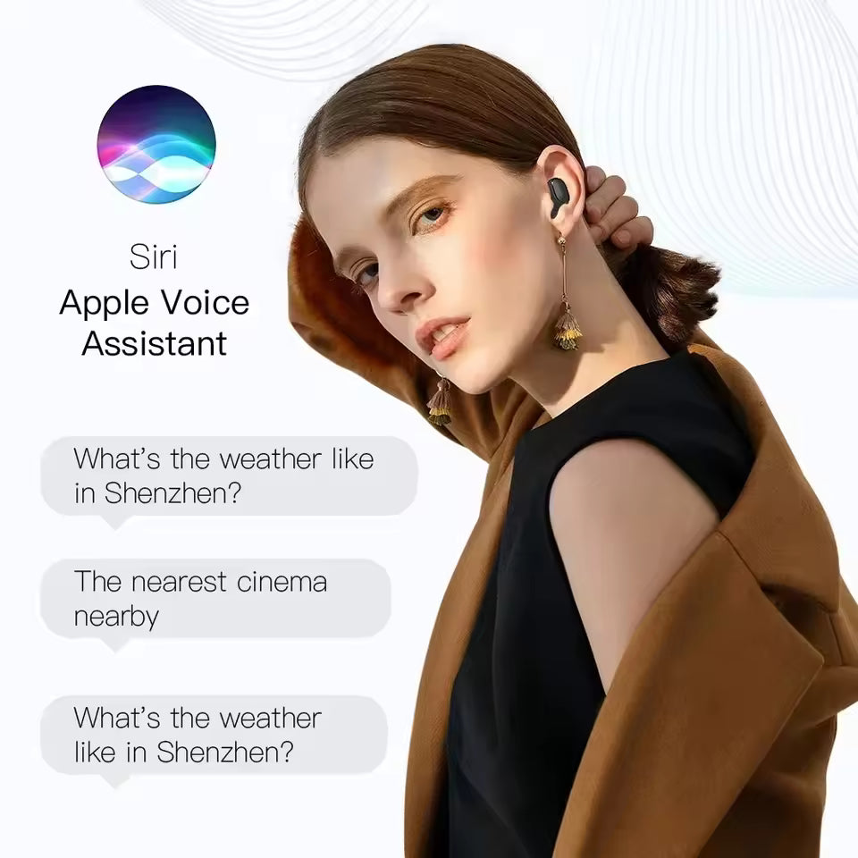E6S TWS Bluetooth Wireless Earbuds – Noise Cancelling Earphones with Microphone